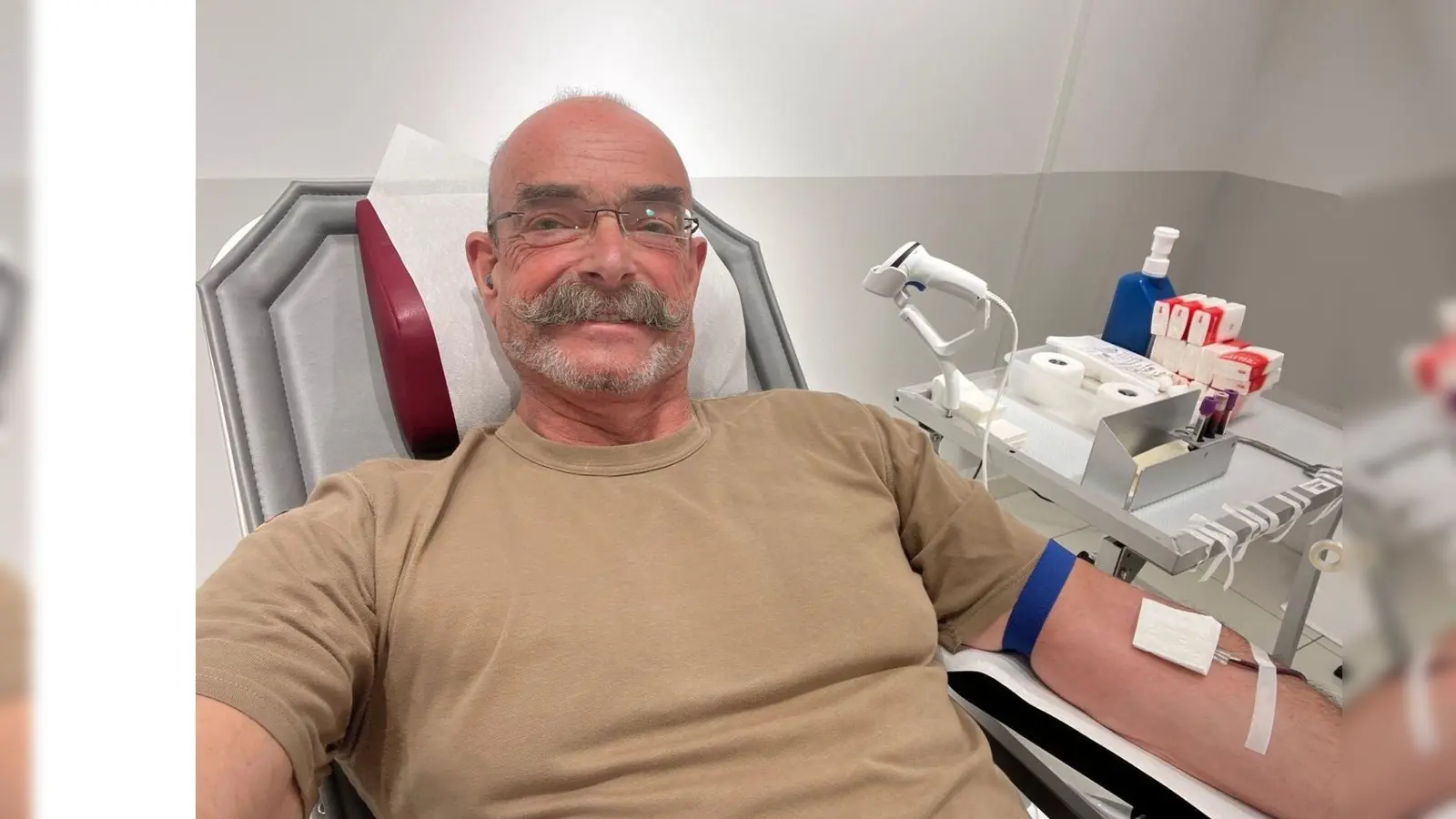 Bald wird Frank Peter Münch zum 200. Mal Blut spenden. (Foto: SPD Petershausen)